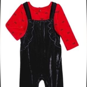 Baby girl size 6-9M Holiday 2 pc outfit set from Wonder Nation